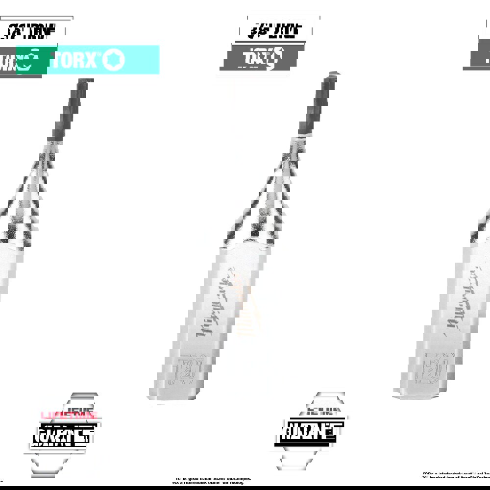Hand Hex & Torx Bit Sockets; Socket Type: Torx Bit ; Drive Size (Fractional Inch): 3/8 ; Torx Size: T20 ; Bit Length (mm): 14.29 ; Bit Length (Inch): 9/16 ; Bit Length (Decimal Inch): 0.5625